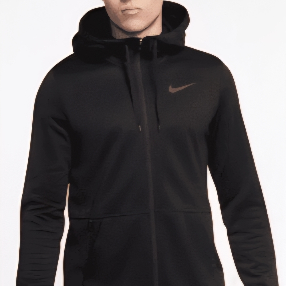 Nike Men's Black Hooded Jacket XL